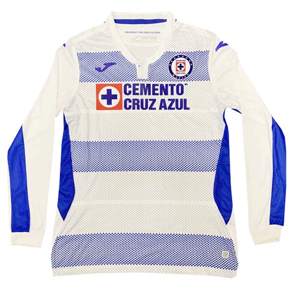 Camiseta Cruz Azul 2ª Kit ML 2020 2021 Blanco